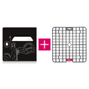 Pack porte avant de boite aux lettres "New York" + tapis anti-humidité