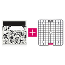 Pack porte avant de boite aux lettres "La ville se réveille" + tapis anti-humidité