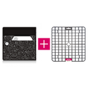 Pack porte avant de boite aux lettres "The Black Maniac [SKWAK]" + tapis anti-humidité